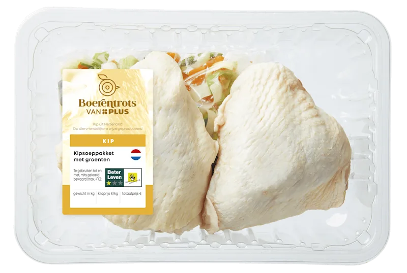 PLUS Boerentrots Kipsoeppakket met groenten
