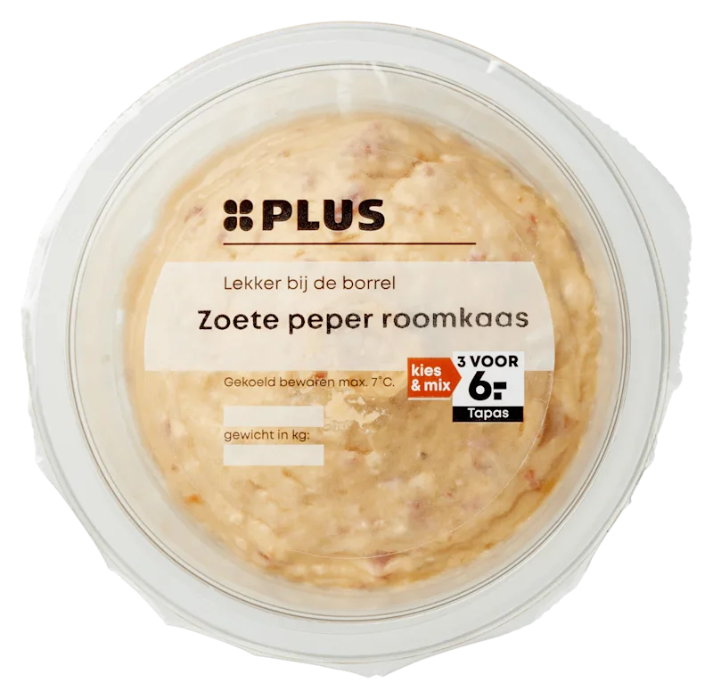 PLUS Zoete peper roomkaas