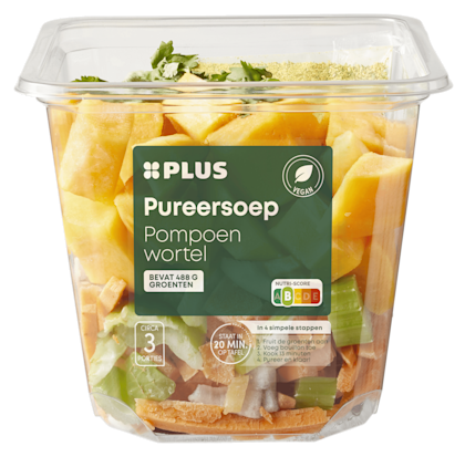 Pureersoep pompoen wortel