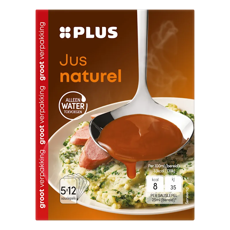 PLUS Jus naturel 5-pack