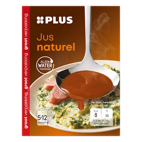 PLUS Jus naturel 5-pack