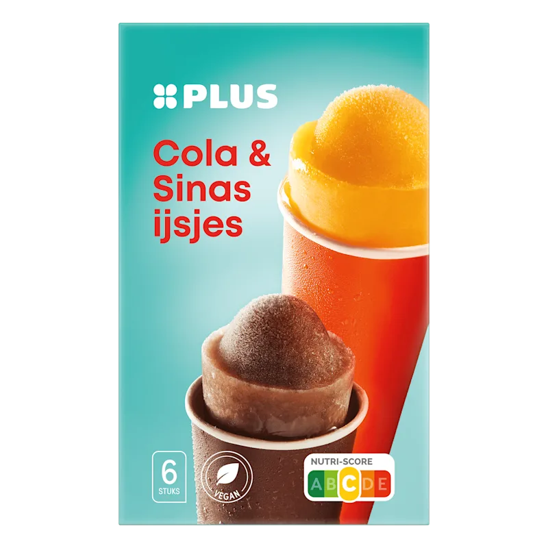 PLUS Cola en sinas ijsjes