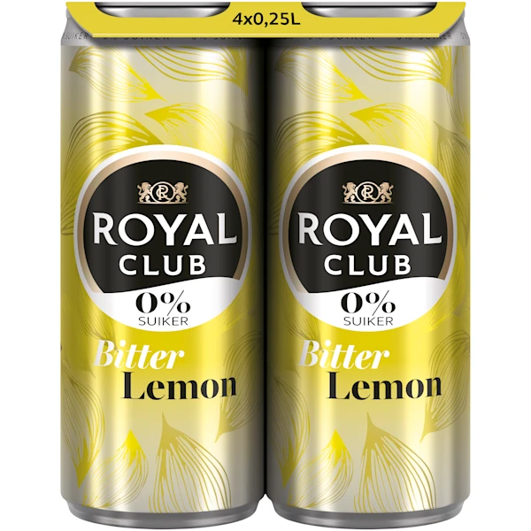 Royal Club Bitter lemon 0% suiker