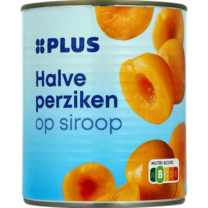 Perziken op lichte siroop