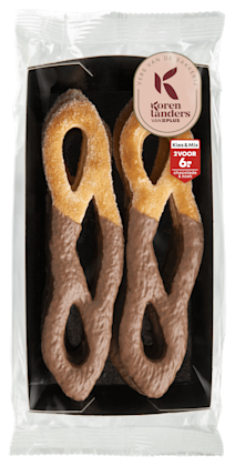 Reuze krakelingen met chocolade