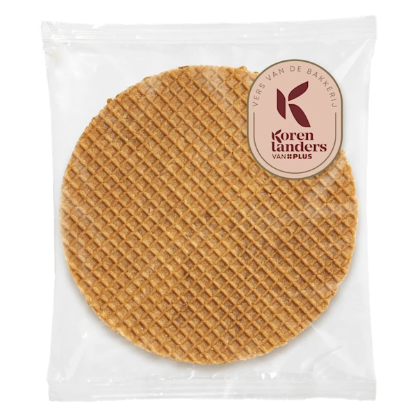 PLUS Korenlanders Stroopwafel XL naturel