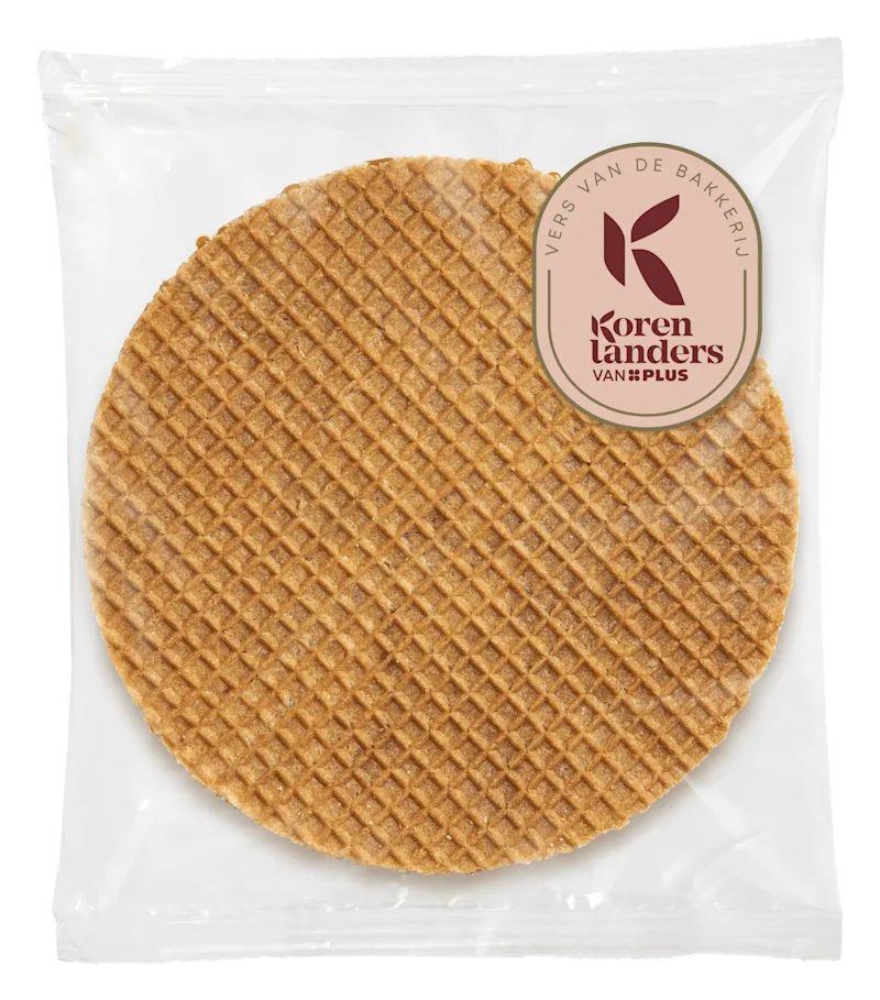 PLUS Korenlanders Stroopwafel XL naturel