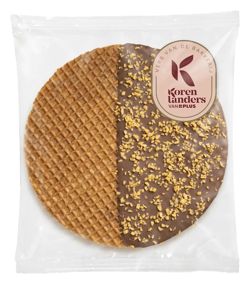 PLUS Korenlanders Stroopwafel XL karamel zeezout
