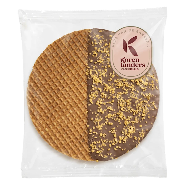 PLUS Korenlanders Stroopwafel XL karamel zeezout