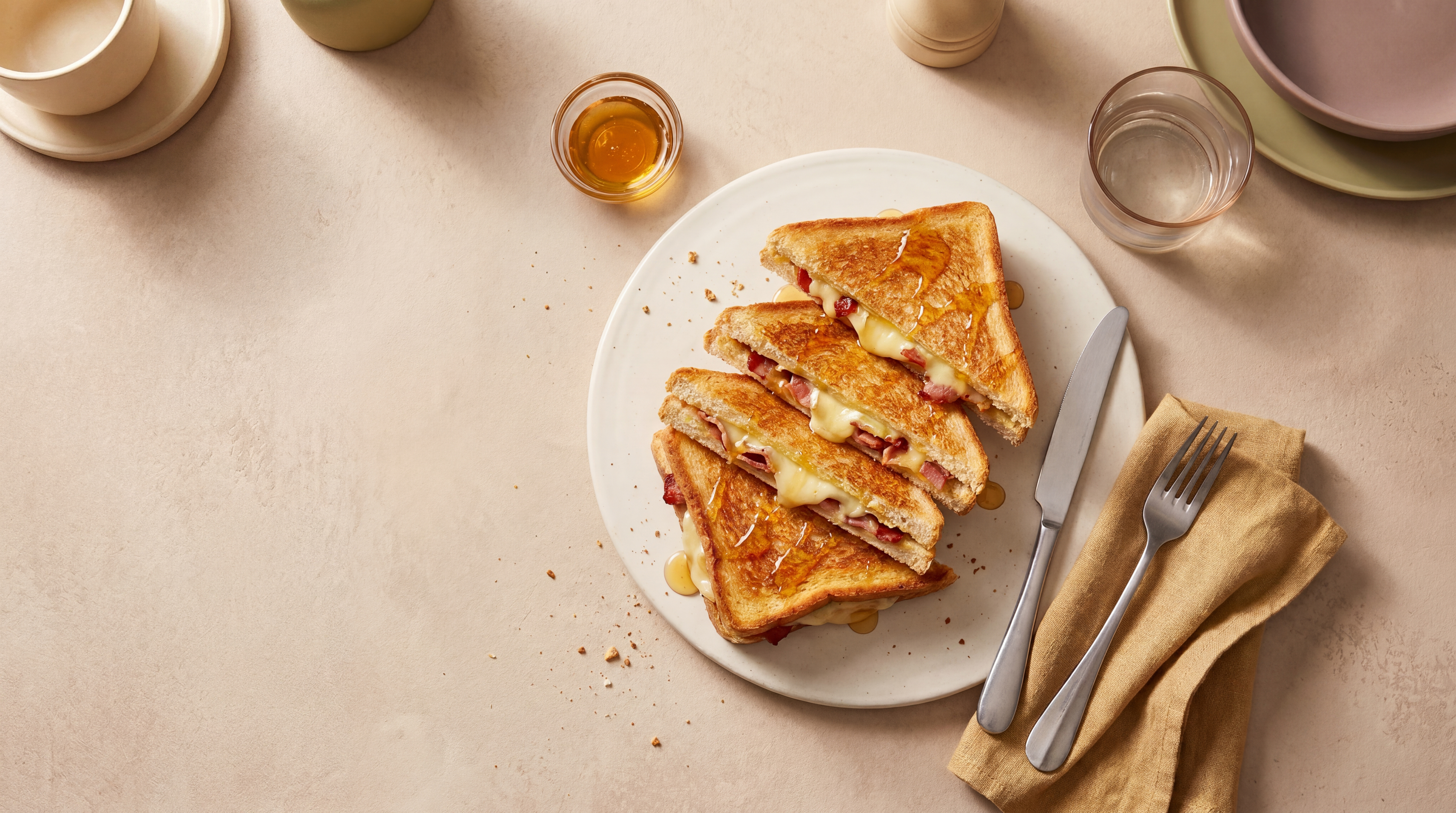 Airfryertosti met brie