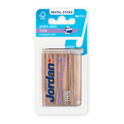 Tandenstoker double ended thin