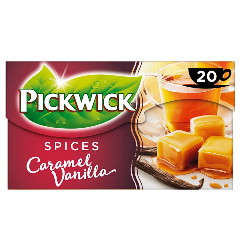 Pickwick Spices caramel vanilla zwarte thee