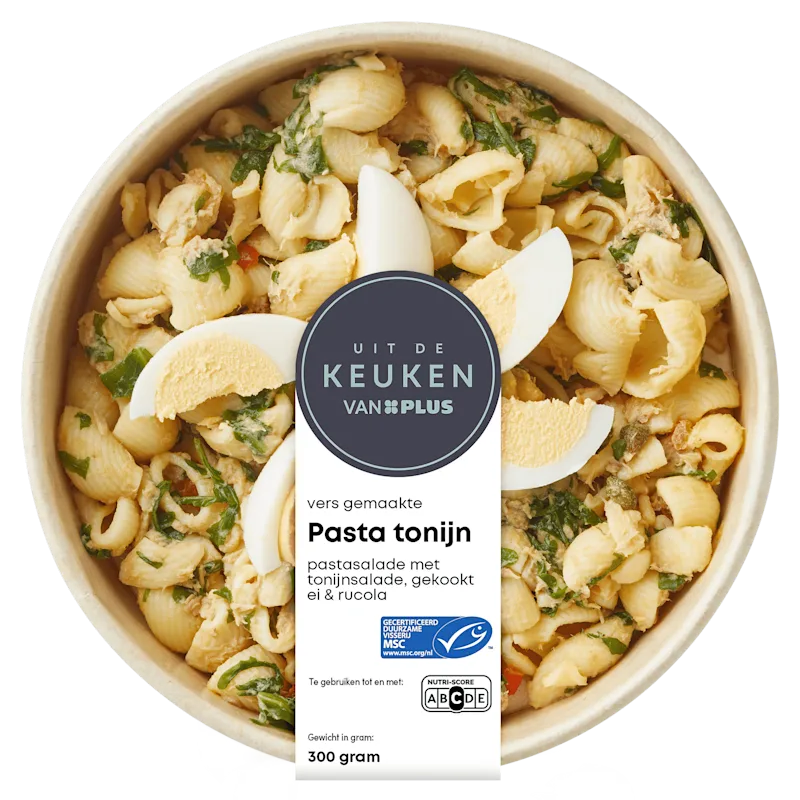 Uit de keuken van PLUS Pasta Tonijn