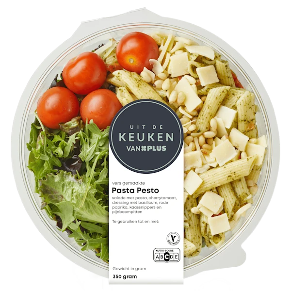 Uit de keuken van PLUS Pasta pesto salade