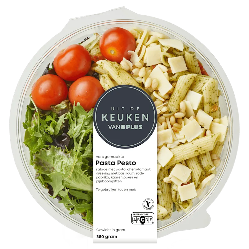 Uit de keuken van PLUS Pasta pesto salade