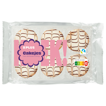 PLUS Abrikozen cakejes Fairtrade