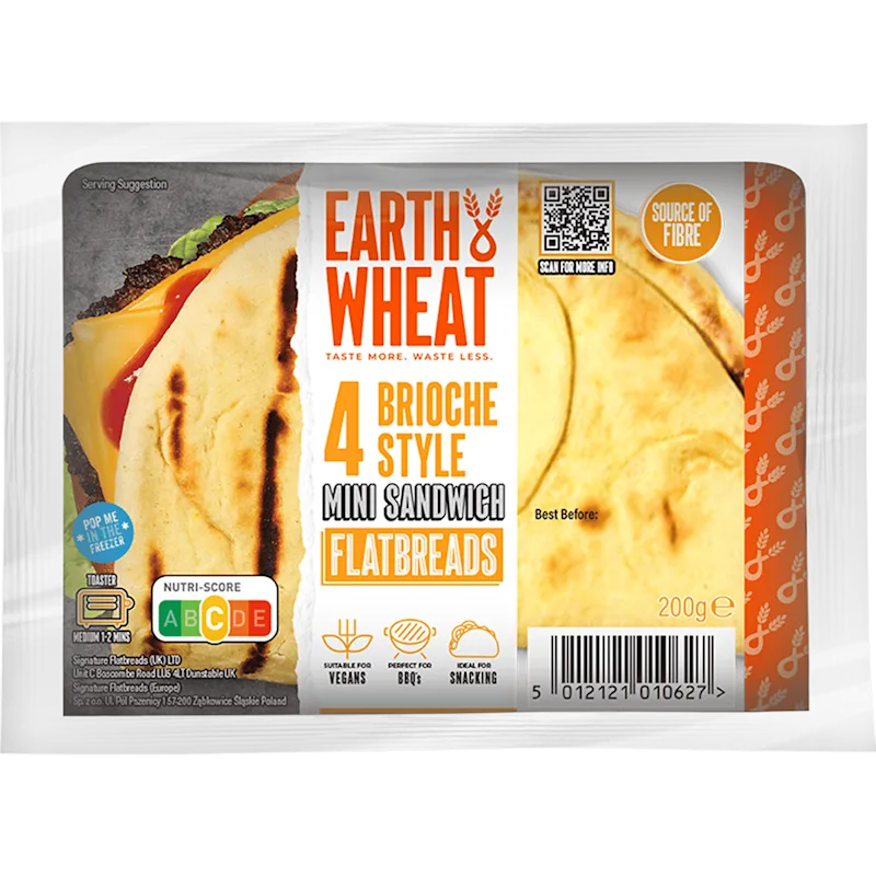 Earth & Wheat Brioche style flatbread