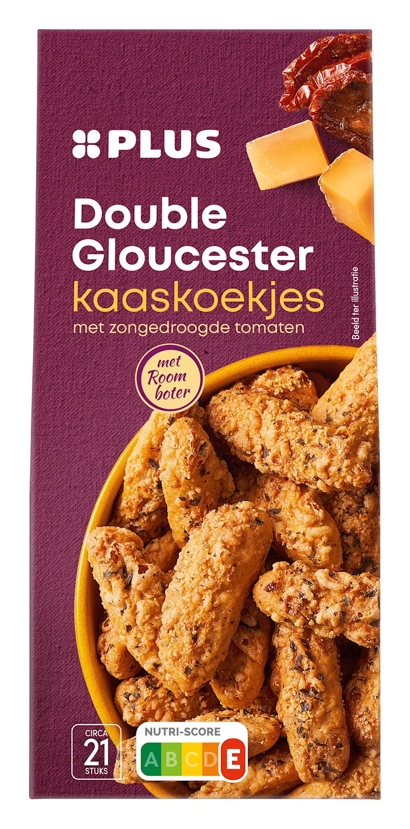 PLUS Kaaskoekjes double Gloucester