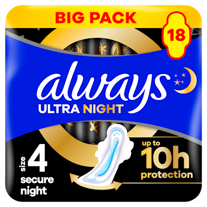 Ultra maandverband secure night
