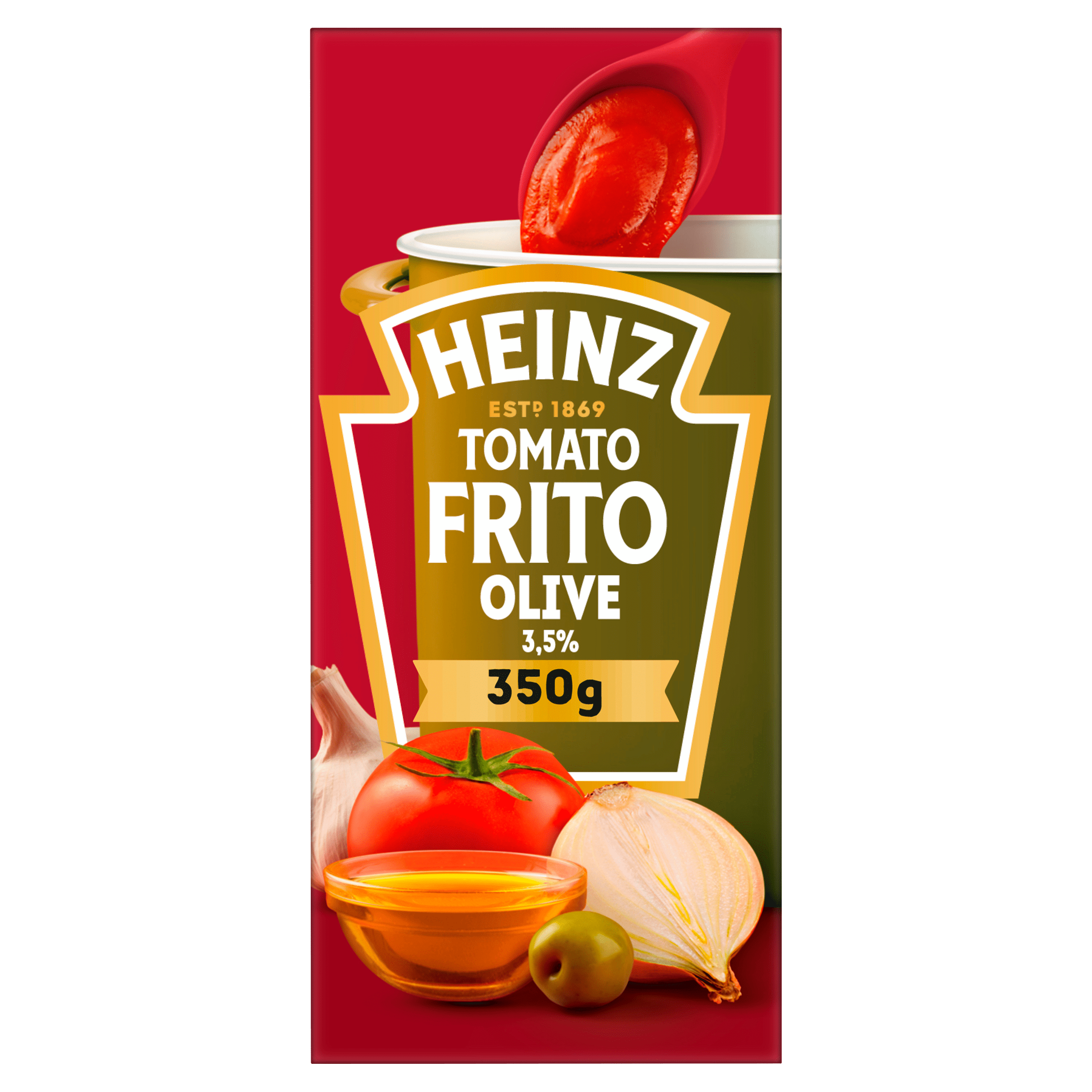 Heinz Tomato Frito olive (tomatensaus) Per Pak 350 g