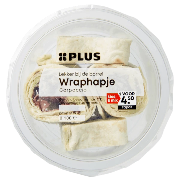 PLUS Wraphapje Carpaccio