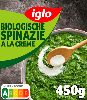 Iglo Biologische spinazie a la creme