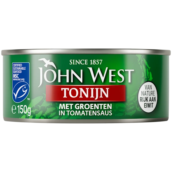 John West Tonijnstukken met groente