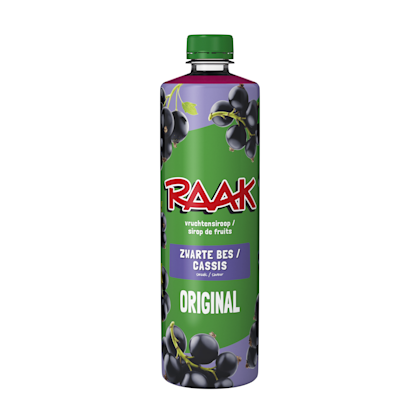 Raak Vruchtensiroop zwarte bessen