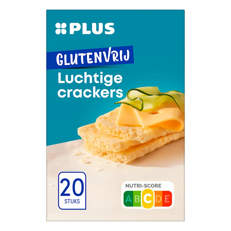 PLUS Glutenvrije luchtige crackers