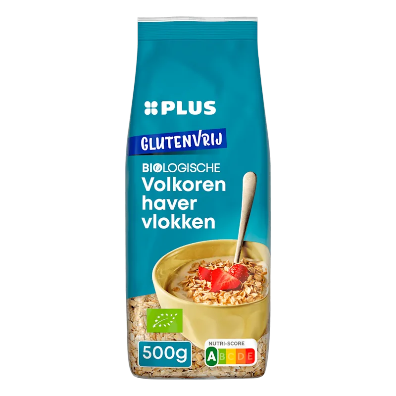 PLUS Volkoren havervlokken bio glutenvrij