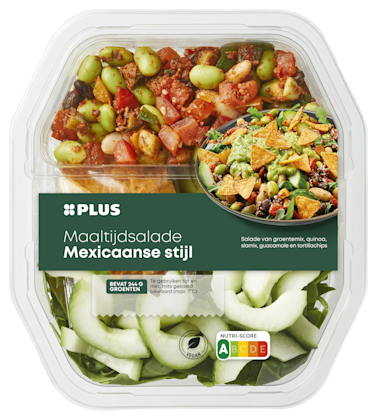 Maaltijdsalade Mexicaans quacamole