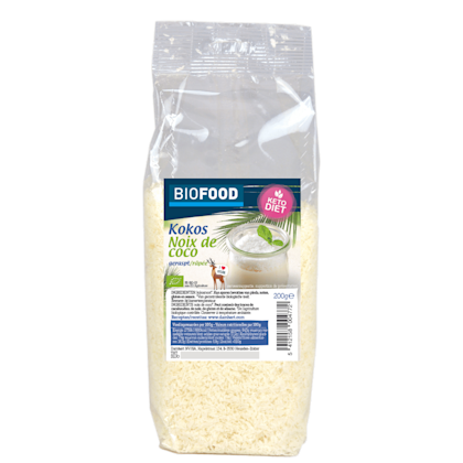 Geraspte kokos bio