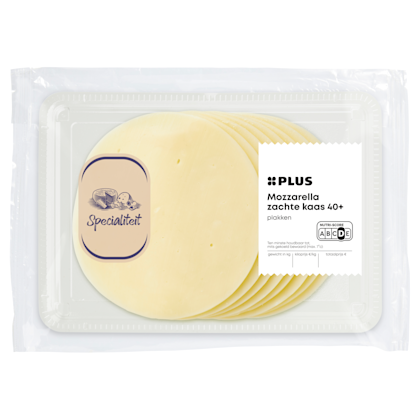 PLUS Mozzarella plakken
