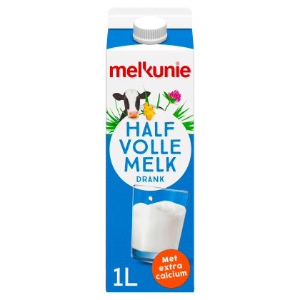 Halfvolle melk calcium