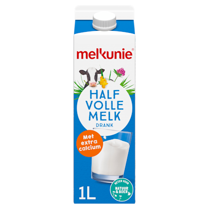 Halfvolle melk calcium