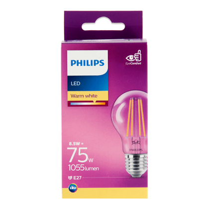 LED filament bulb 75W E27 box