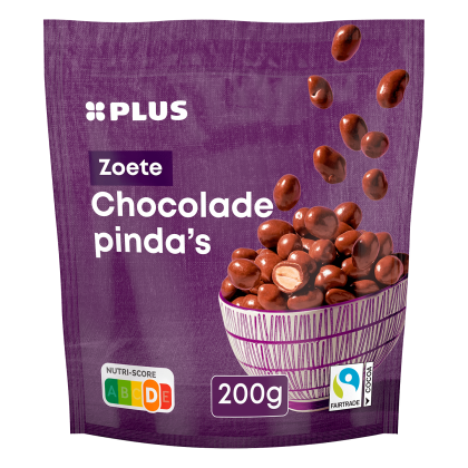 Chocolade pinda's fairtrade