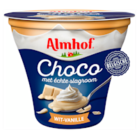 Almhof Choco met slagroom wit-vanille