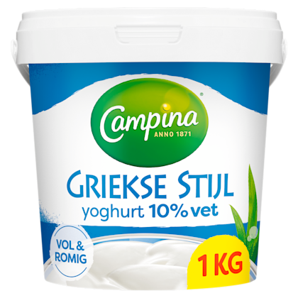 Griekse stijl yoghurt 10% vet