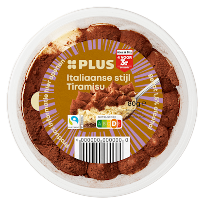 Italiaanse stijl Tiramisu