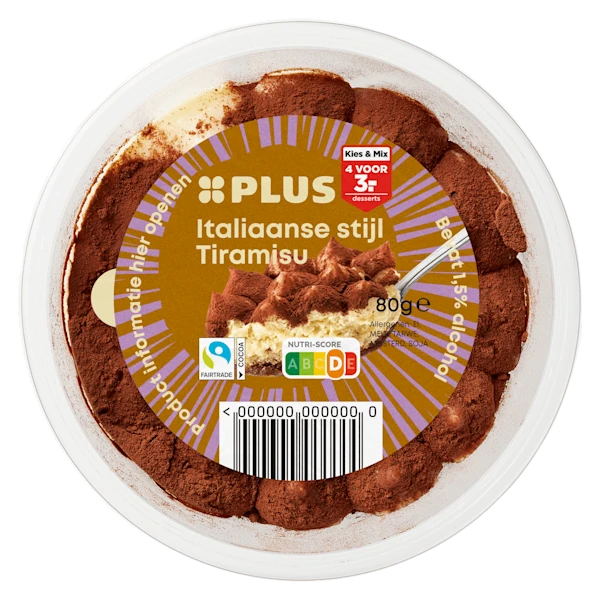 PLUS Italiaanse stijl Tiramisu