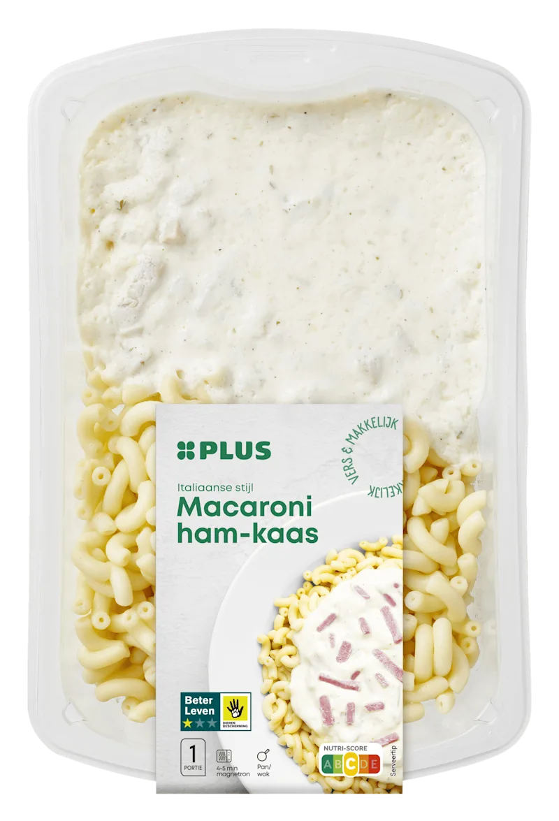PLUS Macaroni ham-kaas