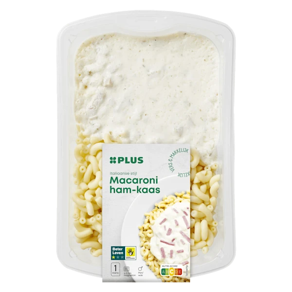PLUS Macaroni ham-kaas
