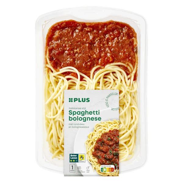 PLUS Spaghetti bolognese
