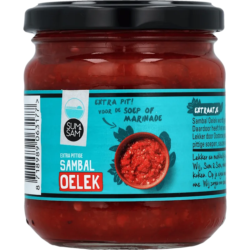 Sum en Sam Sambal oelek