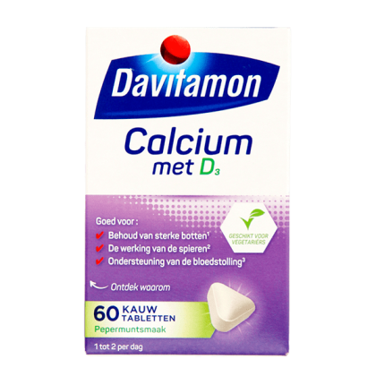 Vitamine Calcium + D Mint