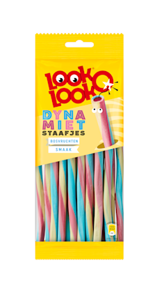 Dynamietstaafjes regenboog