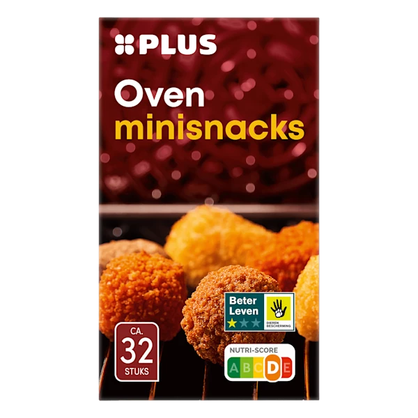PLUS Oven minisnacks 32ST
