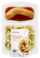 PLUS Spruiten stamppot spek braadworst jus