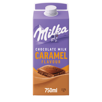 Chocolademelk karamel smaak